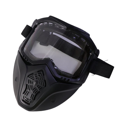Protective Bike Goggle Face Mask Detachable Riding Glasses Dust Proof (1 Pc)