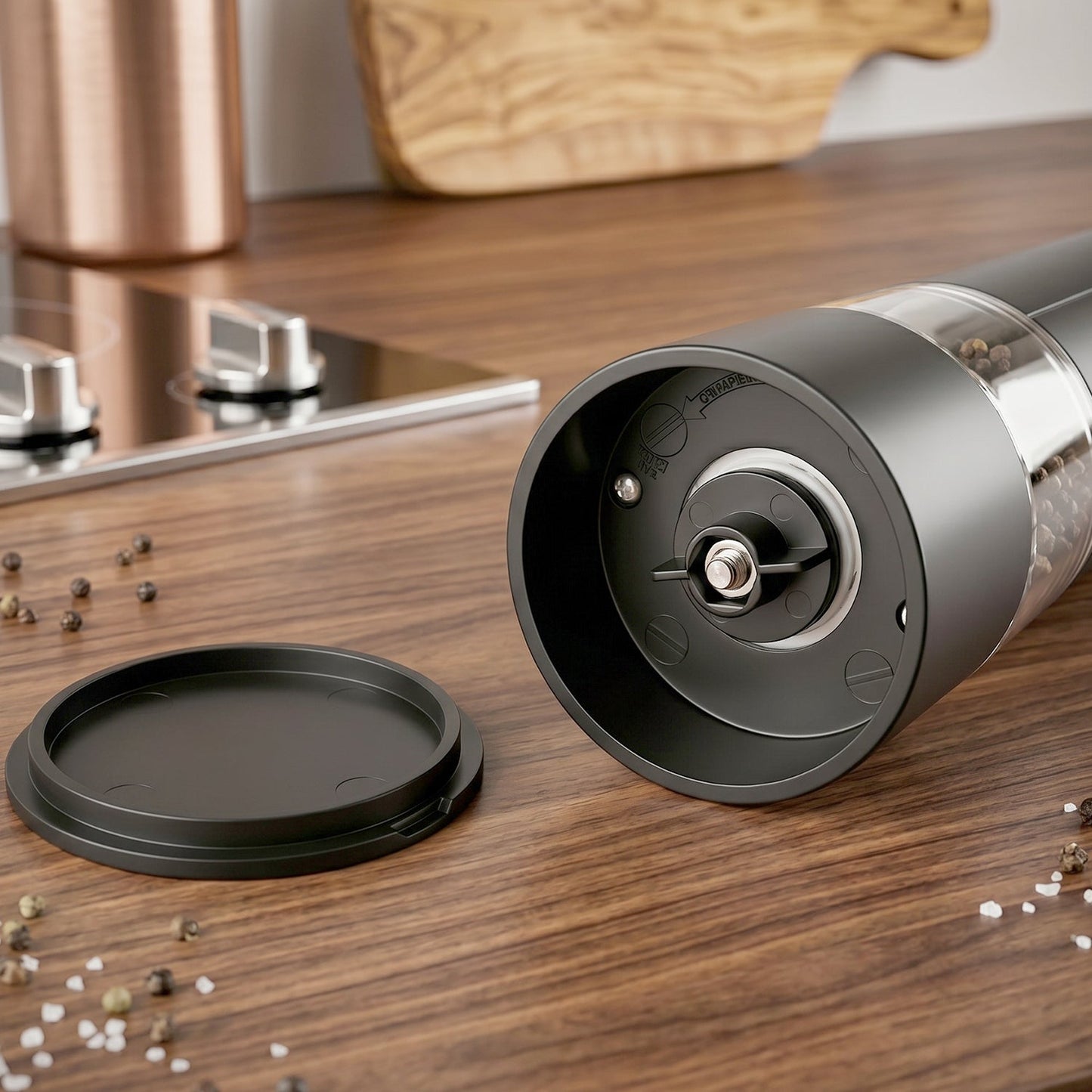 Electric Pepper Grinder  Usb Rechargeable  One Touch Operation