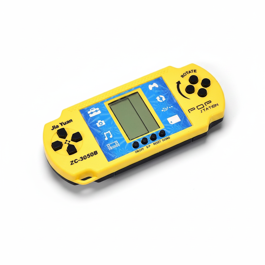 Retro Brick Game Handheld Console — Classic Arcade Gaming Device for Kids & Adults