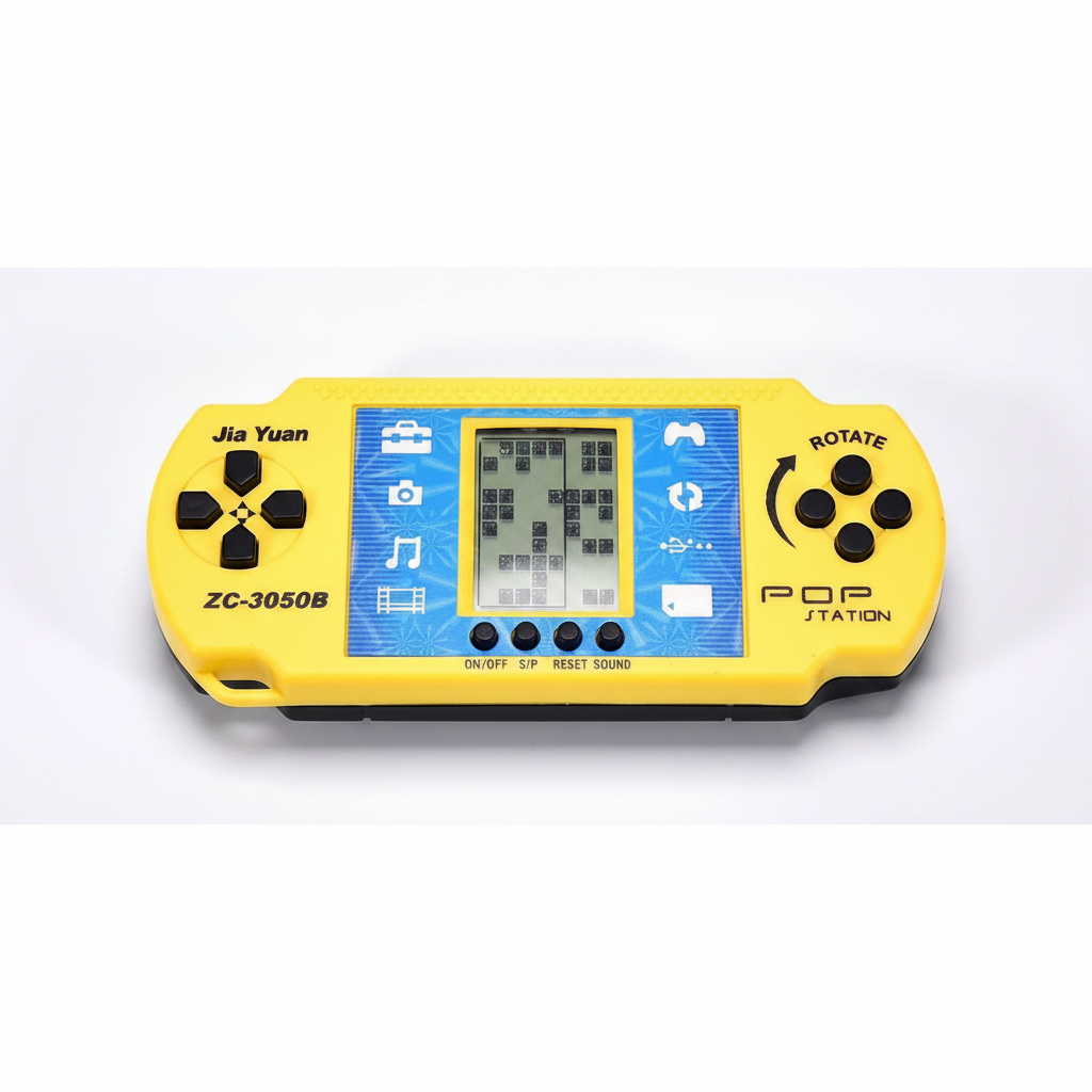 Retro Brick Game Handheld Console — Classic Arcade Gaming Device for Kids & Adults