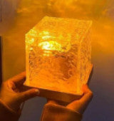 Rotating Water Ripple Night Light Aura Lamp