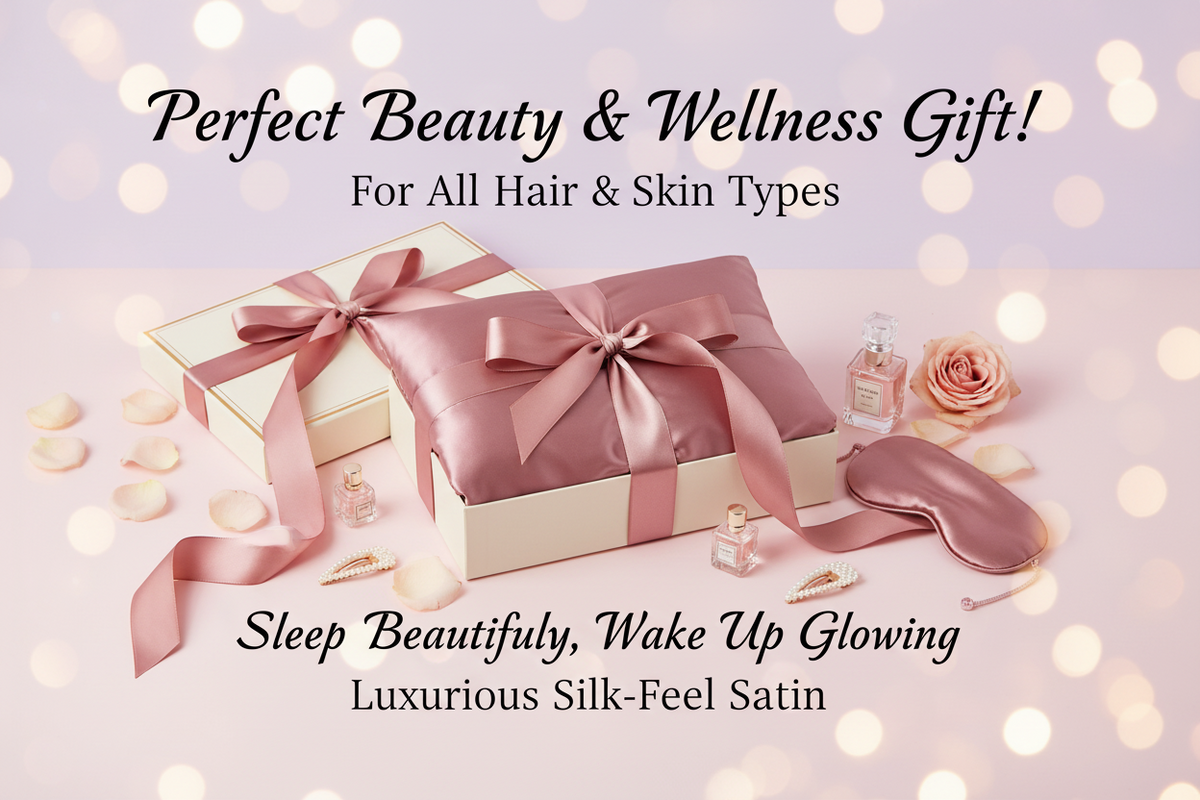 Satin Pillowcase — Soft & Smooth Silk-Feel Pillow Cover for Hair & Skin Care