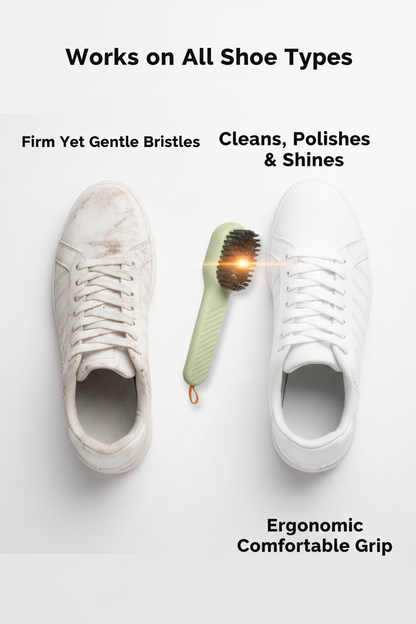 Multifunctional Shoe Polishing Brush — Professional Shoe Shine & Cleaning Brush