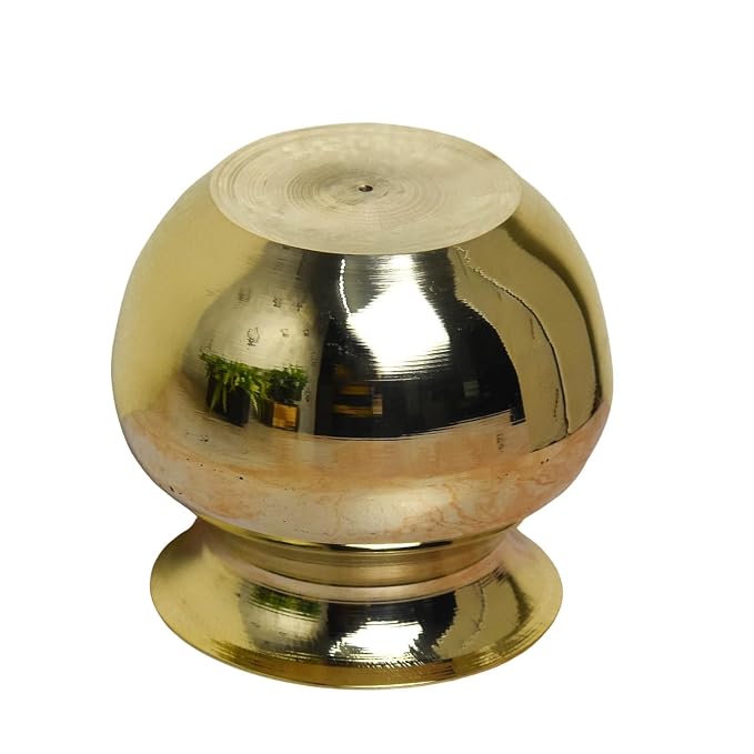 Pure Brass Traditional Pooja Lota Kalash for Daily Worship & Religious Ceremonies