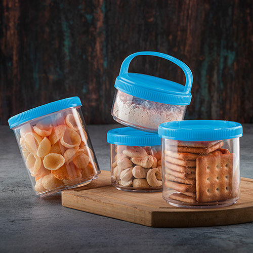 Stack It Multi-Layer Twist N Lock Jars (4 pc. set)