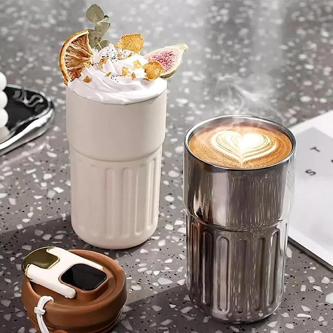 Stainless Steel Hot and Cold Vacuum Insulated Temperature Display Coffee Mug