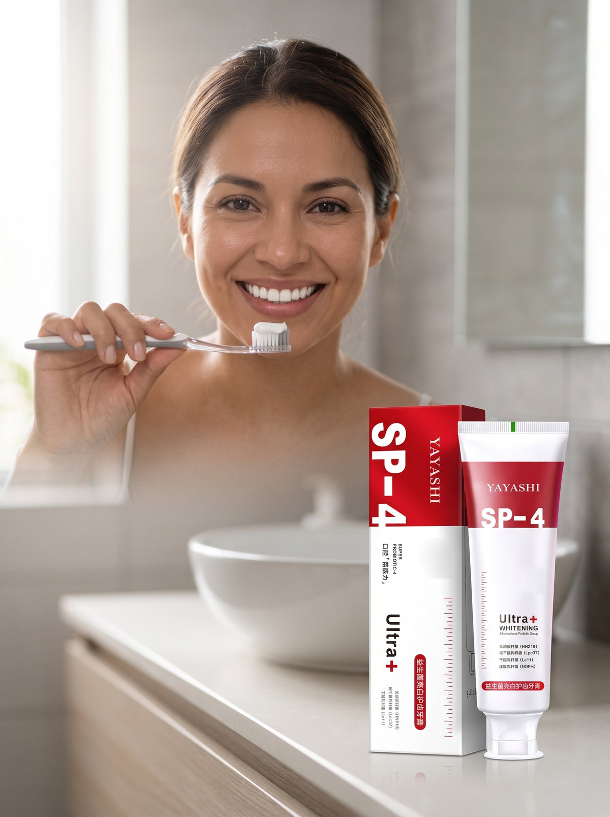AI Studio Photo - Probiotic Ultra Whitening Toothpaste (Pack of 2)