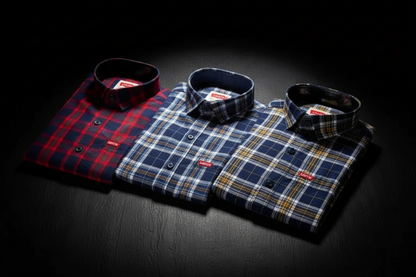 Men's Multicolor Check Shirts — Pack of 3 (Half Sleeve)