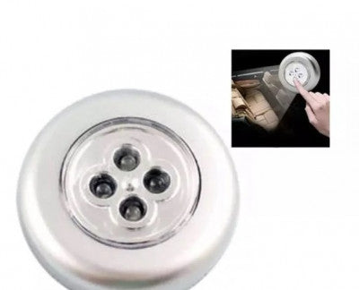 Touch Lamp Mini Round Emergency Light with Stick Tape for Home