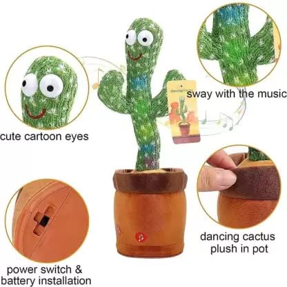 Toys Talking Cactus Baby Toys Dancing Cactus