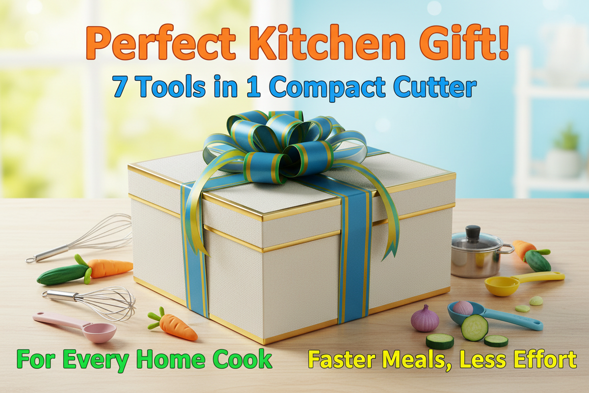 7 in 1 Multifunction Vegetable Cutter — Multi-Blade Food Chopper & Slicer for Kitchen