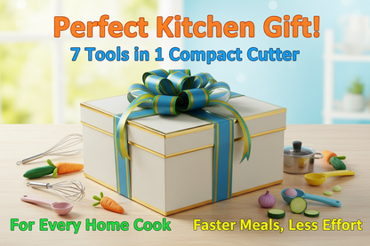 7 in 1 Multifunction Vegetable Cutter — Multi-Blade Food Chopper & Slicer for Kitchen