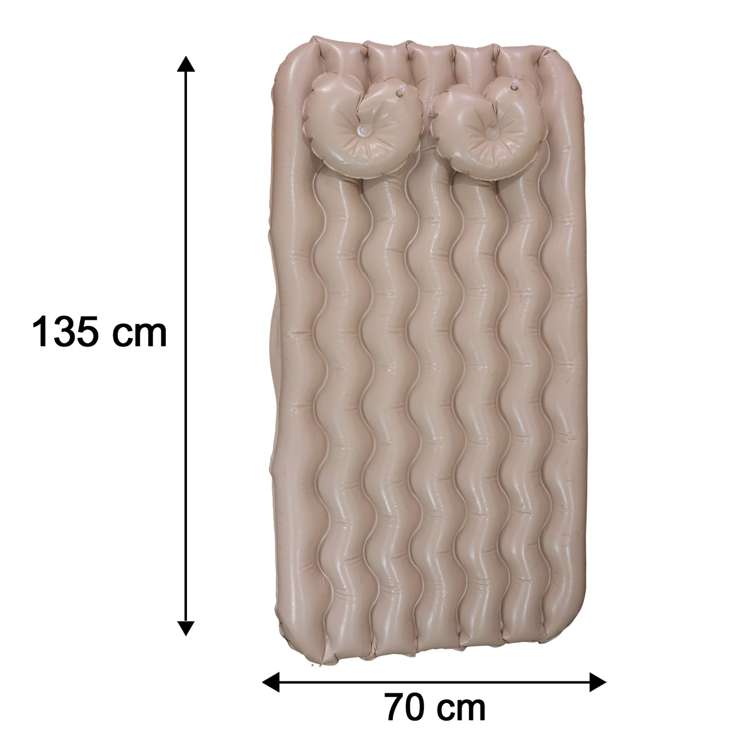 Car Air Mattress Bed Set With Inflatable Pillows And Air Pump For Comfortable Travel Sleeping (1 Set)