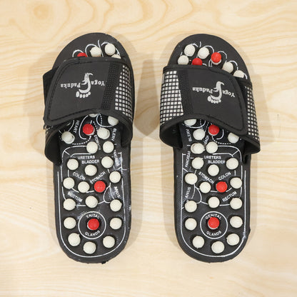 Acupressure Foot Massage Slippers Reflexology Massager Sandal Size 8 (1 Pair)
