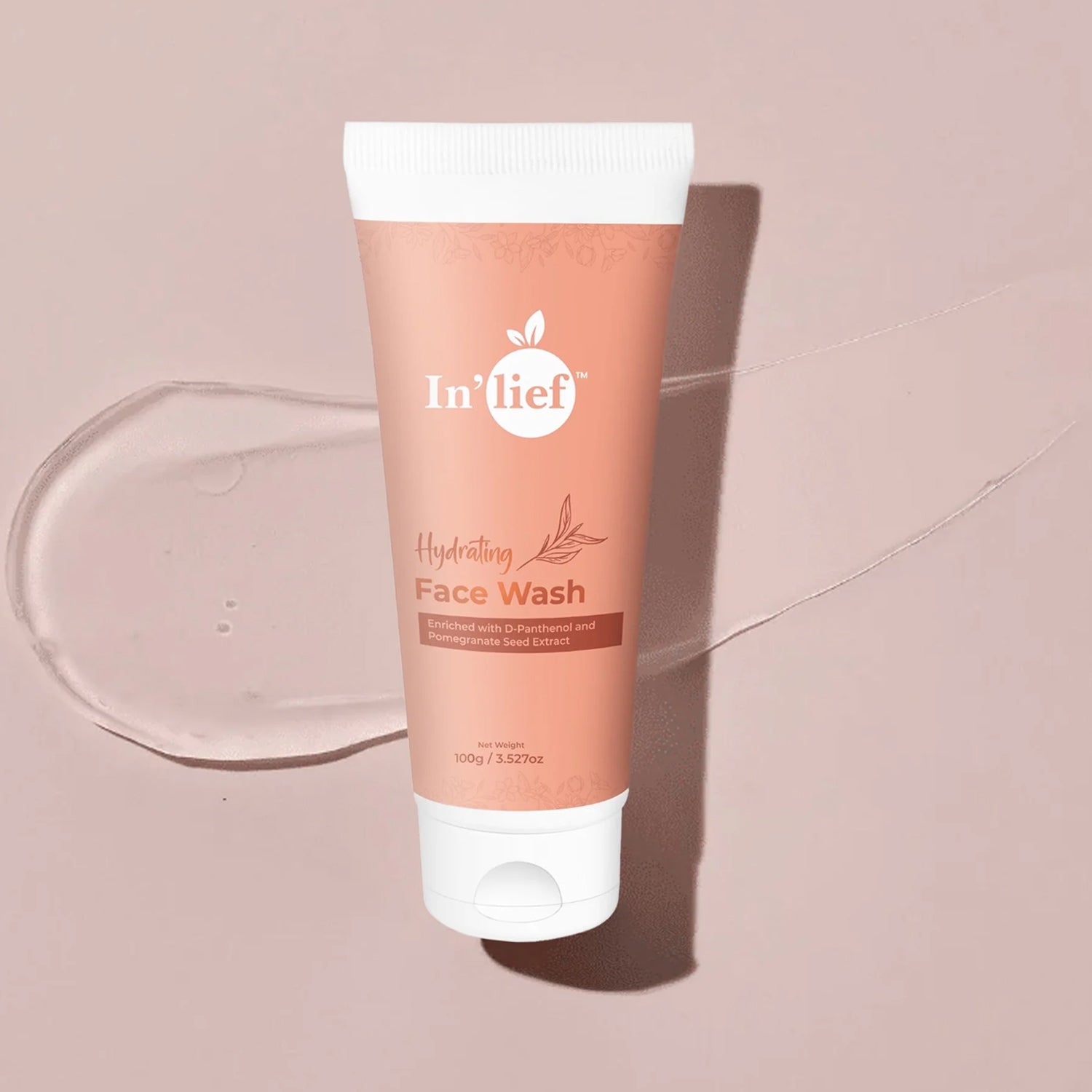 Inlief Deep Hydrating  Refreshing Face Wash (1 Pc  100 Gm)